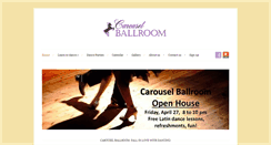 Desktop Screenshot of carouselballroom.com