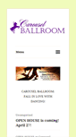 Mobile Screenshot of carouselballroom.com